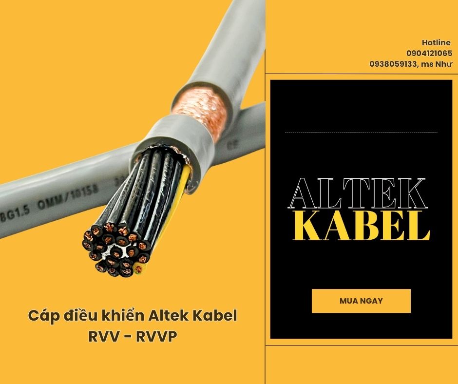 Cáp điều khiển chống nhiễu dùng cho PLC và biến tần